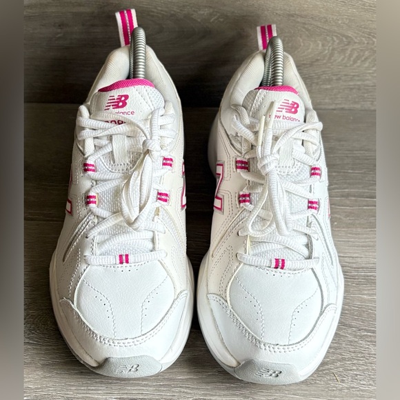 New Balance 608V4 White/Pink Women’s Size 7.5 WX608V4P - Picture 3 of 7